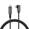 LogiLink CU0182 USB 2.0 laidas USB-C 1 m juodas sidabrinis