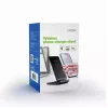 Belaidis įkroviklis Gembird EG-WPC10-02 10 W stovas išmaniesiems telefonams juodas