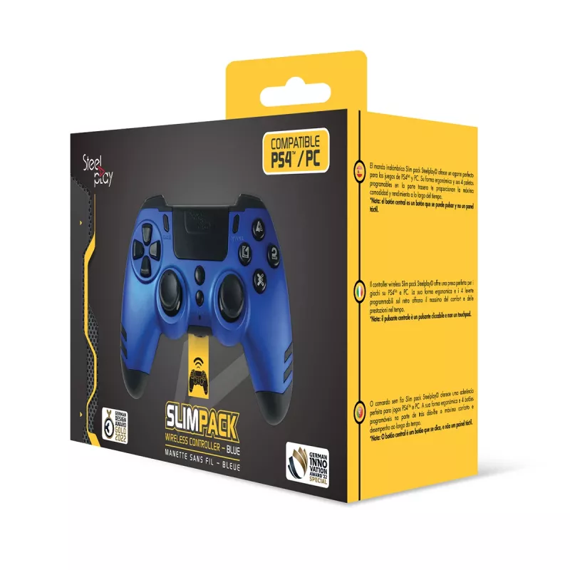 Steelplay JVAMUL00153 Žaidimų pultas Mėlynas RF Belaidis Analoginis / Skaitmeninis PC, PlayStation 4, PlayStation 3