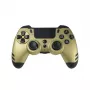 Žaidimų pultas Lexip Metaltech Wireless Controller Gold – PC, PS4, RF belaidis, Micro-USB, įmontuota LiPo baterija