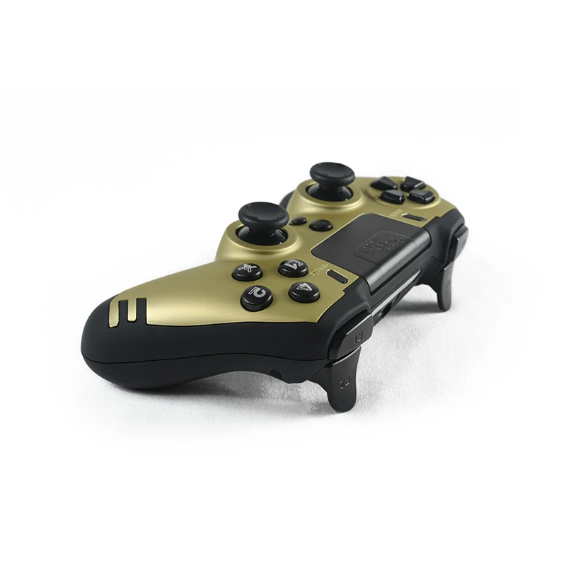 Žaidimų pultas Lexip Metaltech Wireless Controller Gold – PC, PS4, RF belaidis, Micro-USB, įmontuota LiPo baterija