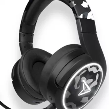 Steelplay Bluetooth ausinės - Impulse Camo (Multi), laidinės ir belaidės, 20-20000 Hz, žaidimams, 305 g, juodos, kamufliažinės