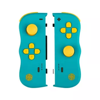 Lexip Twinpads Adventure – belaidžiai valdikliai, skirti Nintendo Switch ir Switch OLED, turkio ir geltonos spalvos