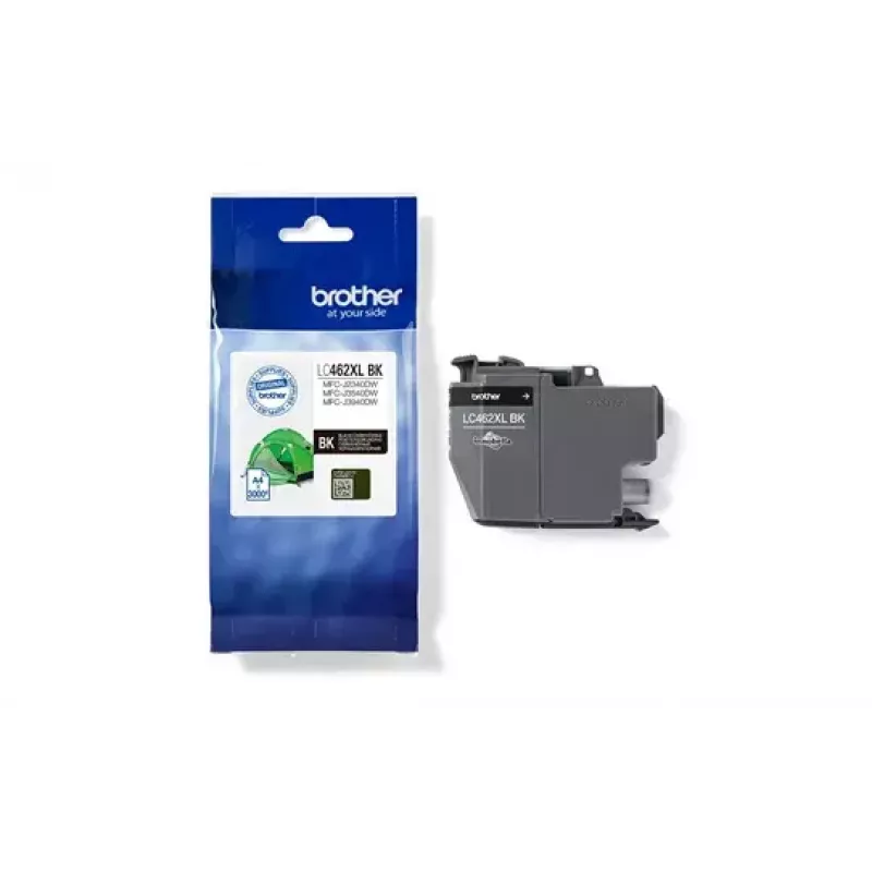 Brother LC462XLBK juodos spalvos kasetė, 1 vnt., didelės talpos (XL), juoda