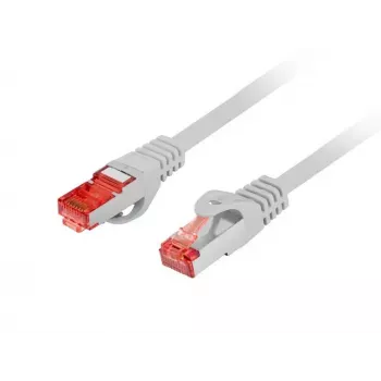 LANBERG Cat6 F/UTP (FTP) tinklo kabelis 1 m, RJ-45 – RJ-45, pilkas
