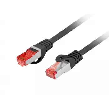 Tinklo jungiamasis kabelis LANBERG Cat6 F/UTP (FTP) 2 m, RJ-45 į RJ-45, 1250 Mbit/s, juodas