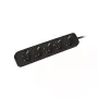 Prailginimo laidas Lanberg PS0-05F-0150-BK 1,5 m 5 kištukinių lizdų Juodas