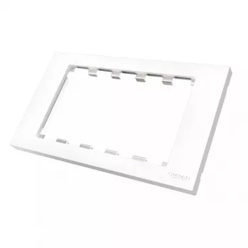 Vizijinė jungiklio lizdo plokštelė Vision TC3 SURR2G balta