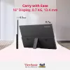 Nešiojamas monitorius ViewSonic VA1650 40,6 cm (16 colių) Full HD LED juodas