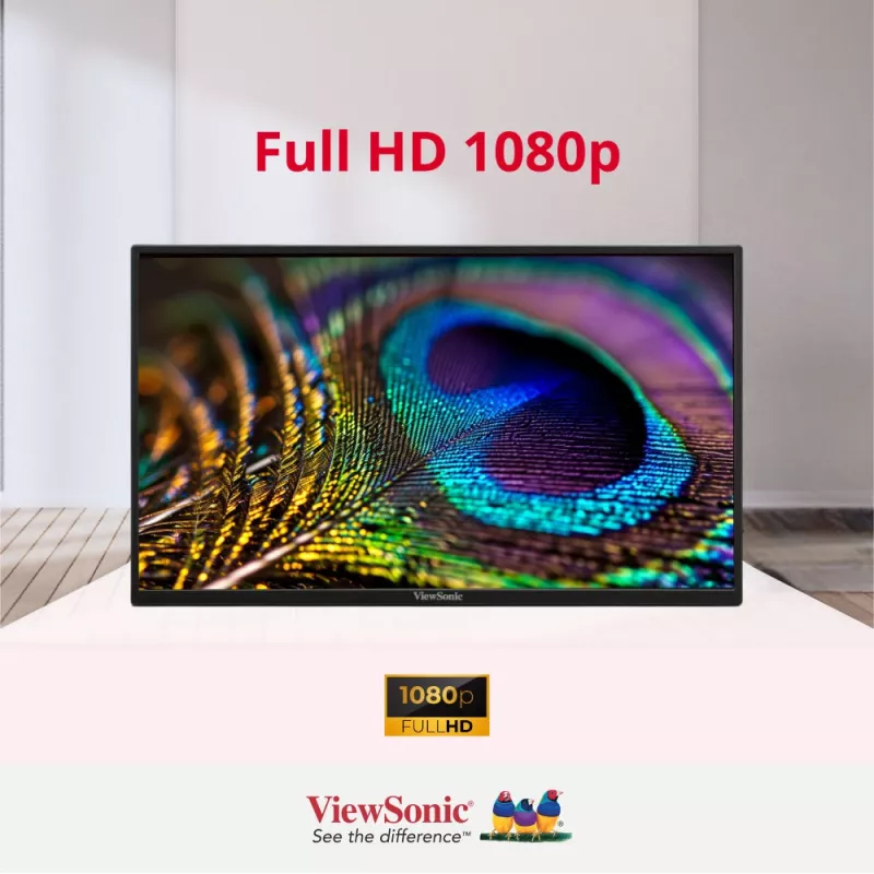 Nešiojamas monitorius ViewSonic VA1650 40,6 cm (16 colių) Full HD LED juodas