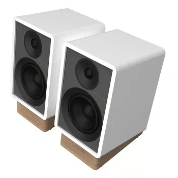 Onkyo GX-30ARC 2 krypčių garsiakalbių pora – 2.0 kanalų, laidinis ir belaidis, 50 W RMS, 55–20000 Hz, pilka/balta