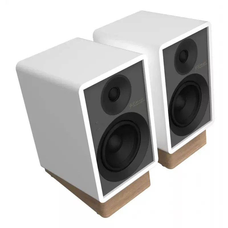 Onkyo GX-30ARC 2 krypčių garsiakalbių pora – 2.0 kanalų, laidinis ir belaidis, 50 W RMS, 55–20000 Hz, pilka/balta