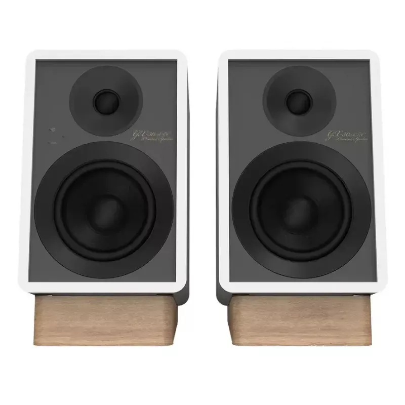 Onkyo GX-30ARC 2 krypčių garsiakalbių pora – 2.0 kanalų, laidinis ir belaidis, 50 W RMS, 55–20000 Hz, pilka/balta