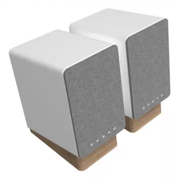 Onkyo GX-10DB 2 krypčių laidinė ir belaidė kolonėlė 2.0 30 W, 70–20000 Hz, Pilka/Balta