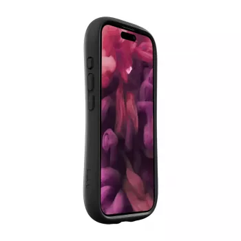 LAUT POP ADVENTURE dėklas iPhone 16 serijai, juodas permatomas