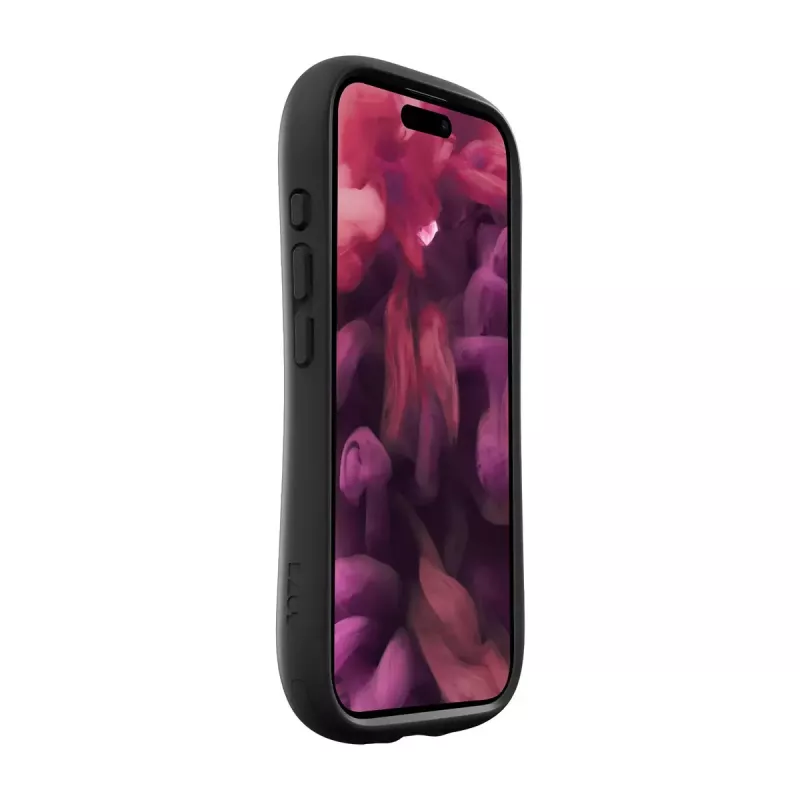 LAUT POP ADVENTURE dėklas iPhone 16 serijai, juodas permatomas