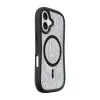 LAUT POP ADVENTURE dėklas iPhone 16 serijai, juodas permatomas