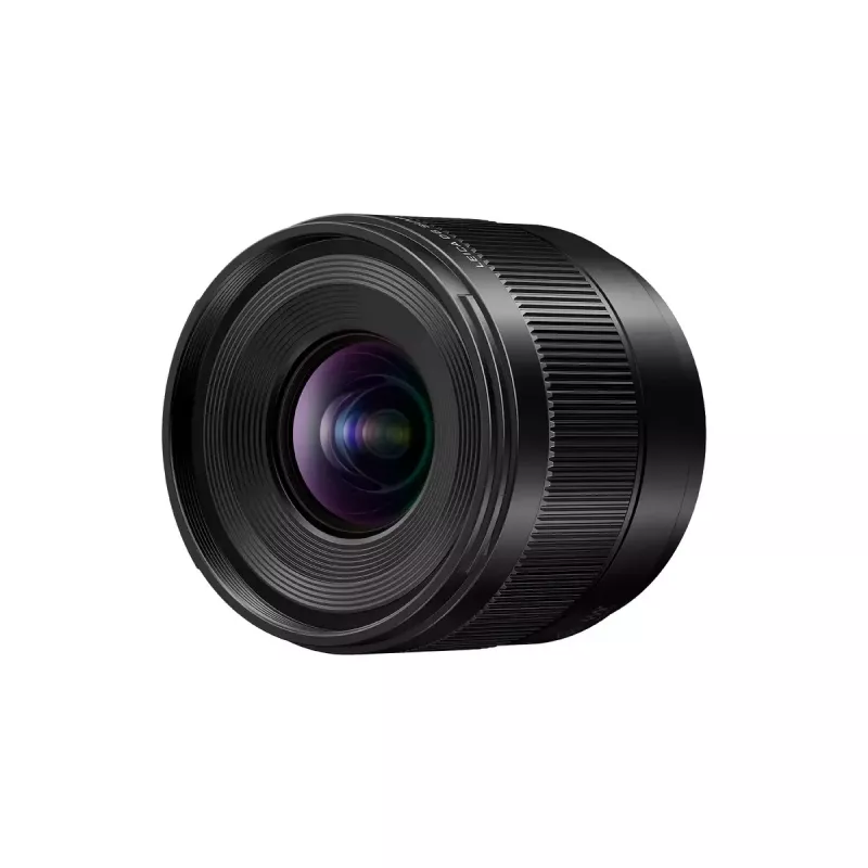 Itin plataus kampo objektyvas Panasonic H-X09 LEICA DG SUMMILUX 9mm F1.7, 12 elementų, 0,25x, juodas