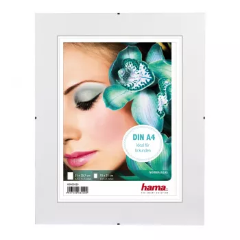 Hama “Clip-Fix” berėmis nuotraukų laikiklis, paprastas stiklas, 21 x 29,7 cm