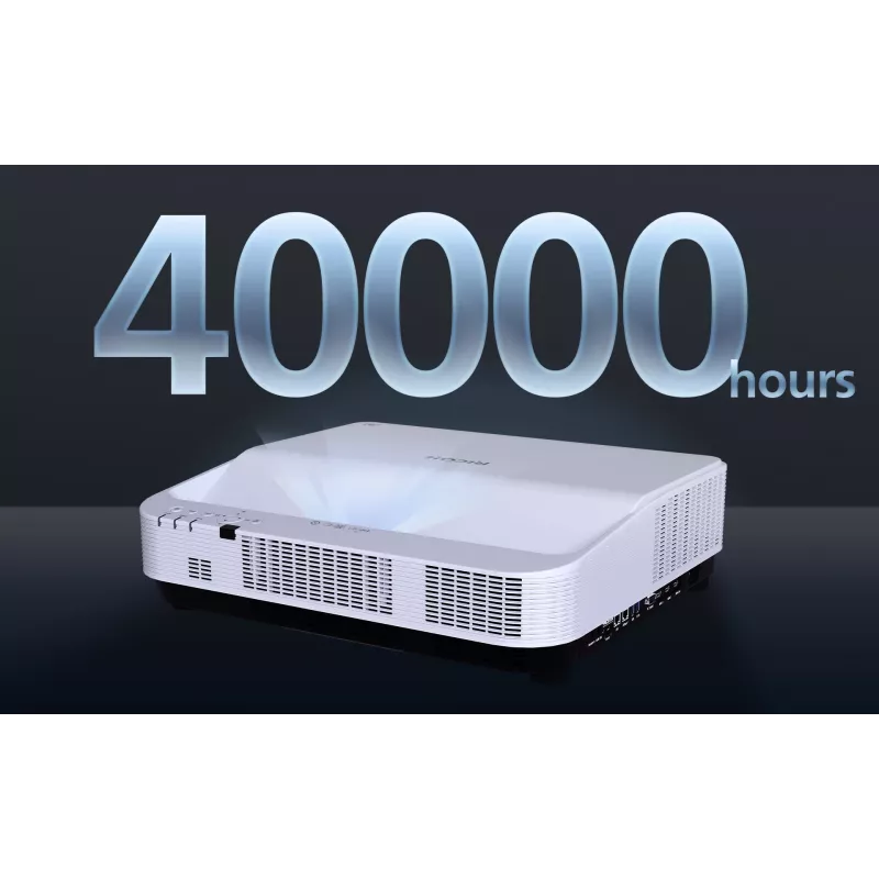 Projektorius Ricoh PJ UHL3660 Ultra trumpo fokusavimo 6500 ANSI liumenų DLP UHD 4K (3840x2160) Baltas