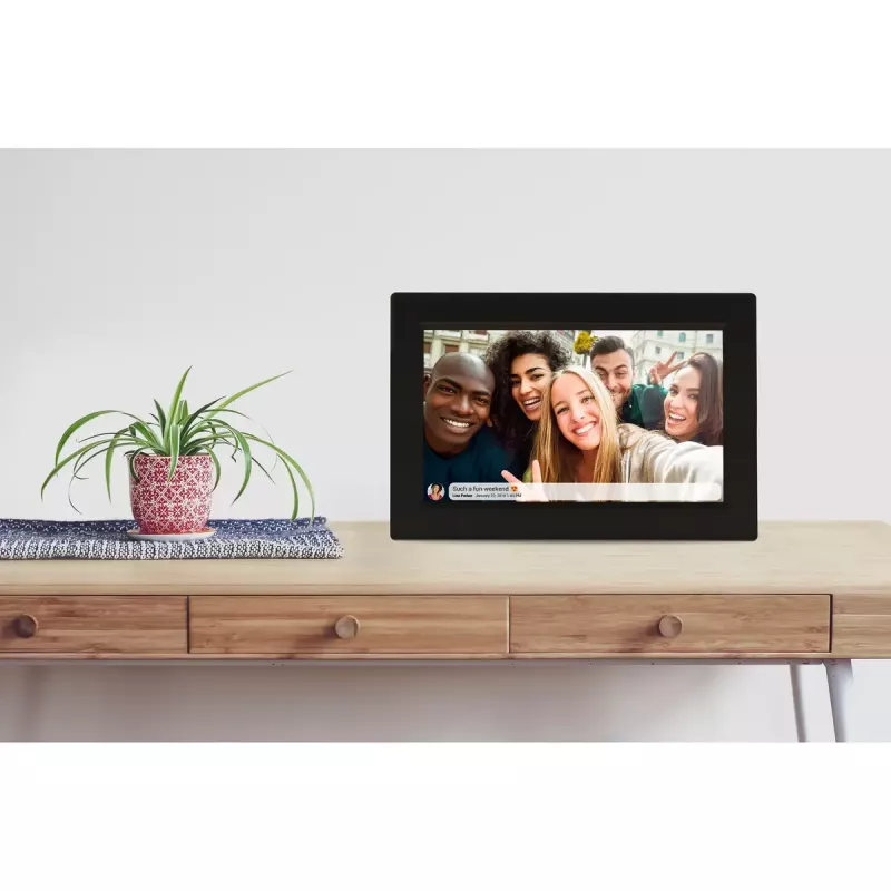 Skaitmeninis nuotraukų rėmelis Denver PFF-1015B 10,1 colio jutiklinis ekranas Wi-Fi 16 GB