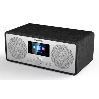 Nešiojamas radijas Panasonic RF-D40EG-K – skaitmeninis imtuvas, FM 87.5–108 MHz, 6 W RMS, LCD 2,4 colio, Wi-Fi/Wi-Fi 4, išorinė antena, juodas