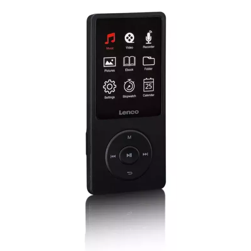 MP3 grotuvas Lenco Xemio-669BK 8 GB juodas LCD 18h atkūrimas