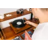 Puskiečio pavaros vinilinis grotuvas Lenco LS-55WA Wood Semi Automatic USB Bluetooth
