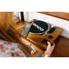 Puskiečio pavaros vinilinis grotuvas Lenco LS-55WA Wood Semi Automatic USB Bluetooth