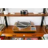 Puskiečio pavaros vinilinis grotuvas Lenco LS-55WA Wood Semi Automatic USB Bluetooth