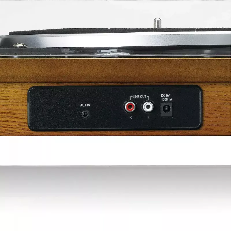 Puskiečio pavaros vinilinis grotuvas Lenco LS-55WA Wood Semi Automatic USB Bluetooth