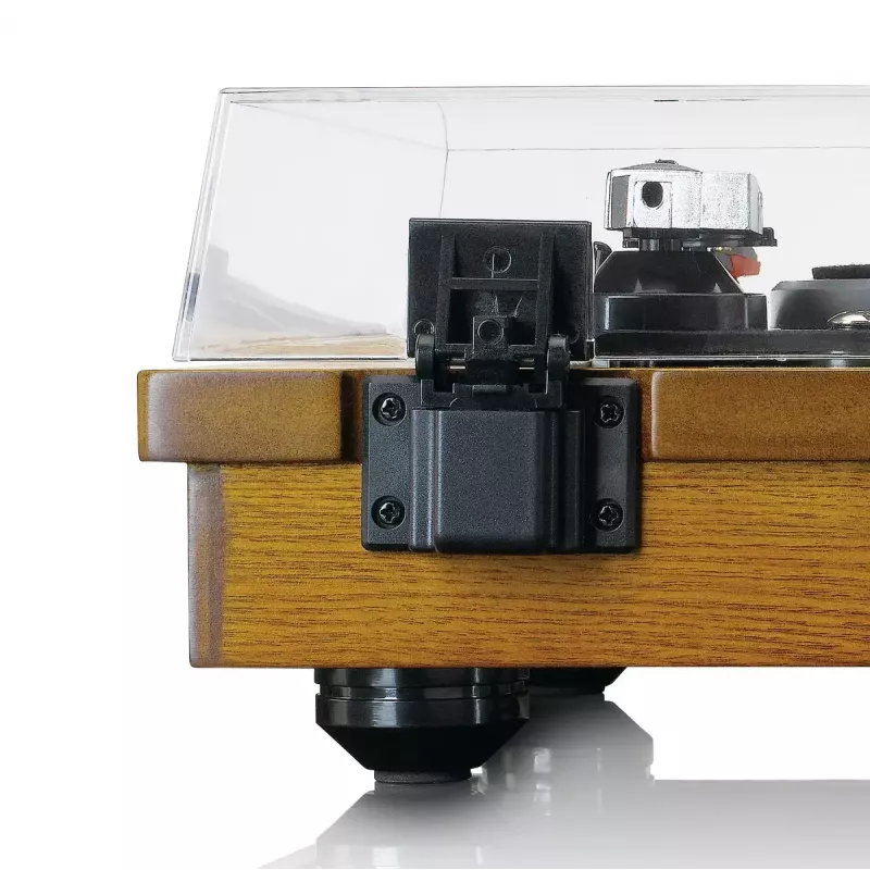 Puskiečio pavaros vinilinis grotuvas Lenco LS-55WA Wood Semi Automatic USB Bluetooth
