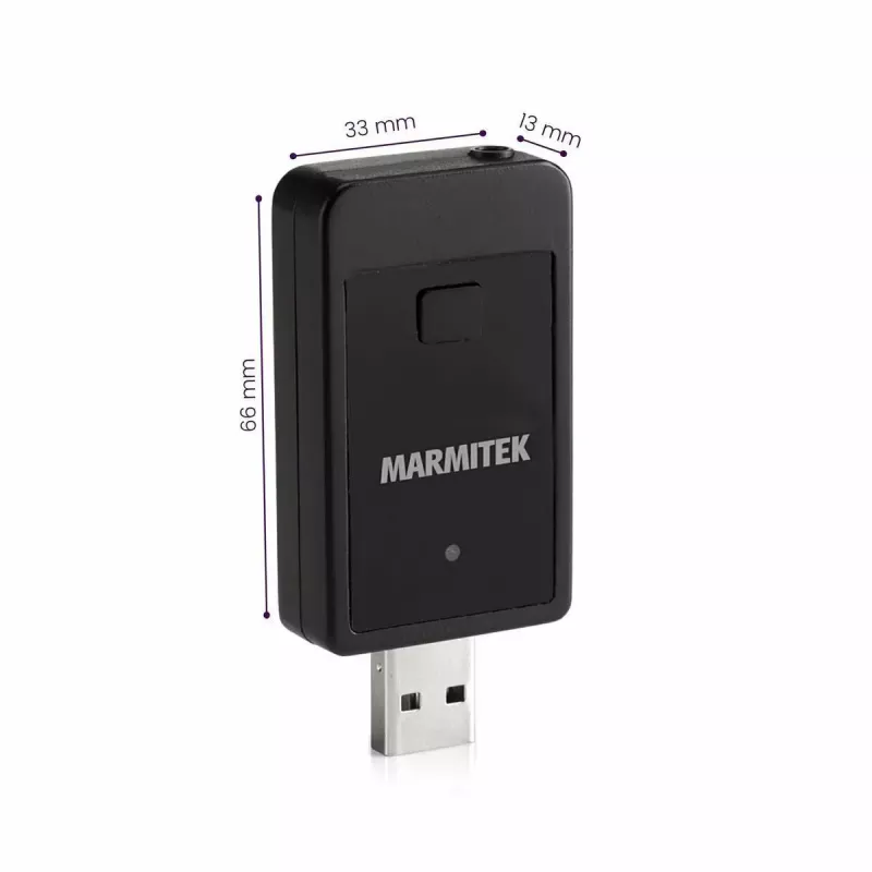 Bluetooth garso siųstuvas Marmitek BoomBoom 50 3,5 mm 30 m juodas