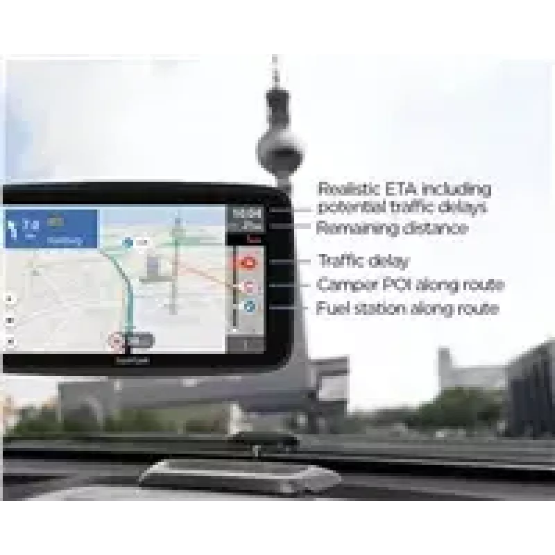 GPS navigatorius TOMTOM Go Camper Tour 6 (2nd Generation) – nešiojama navigacija kemperiams ir furgonams