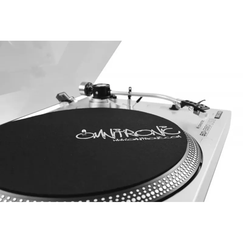 Pavarų diržu varomas DJ patefonas Omnitronic 10603043
