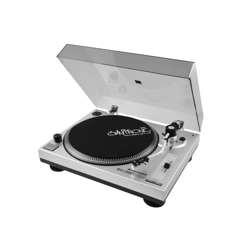 Pavarų diržu varomas DJ patefonas Omnitronic 10603043