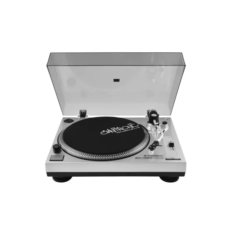 Pavarų diržu varomas DJ patefonas Omnitronic 10603043