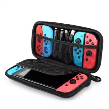 Ugreen 50974 nešiojamoji žaidimų konsolės dėklas Nintendo Switch EVA, Oksfordas, Aksominė pilka