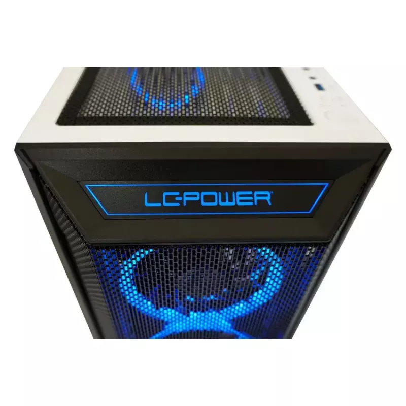 Korpusas LC-Power Holo-1_X Midi Tower baltas