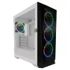 Korpusas LC-Power Holo-1_X Midi Tower baltas