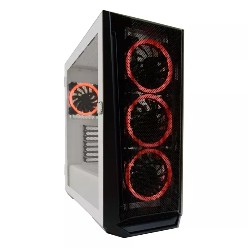 Korpusas LC-Power Holo-1_X Midi Tower baltas