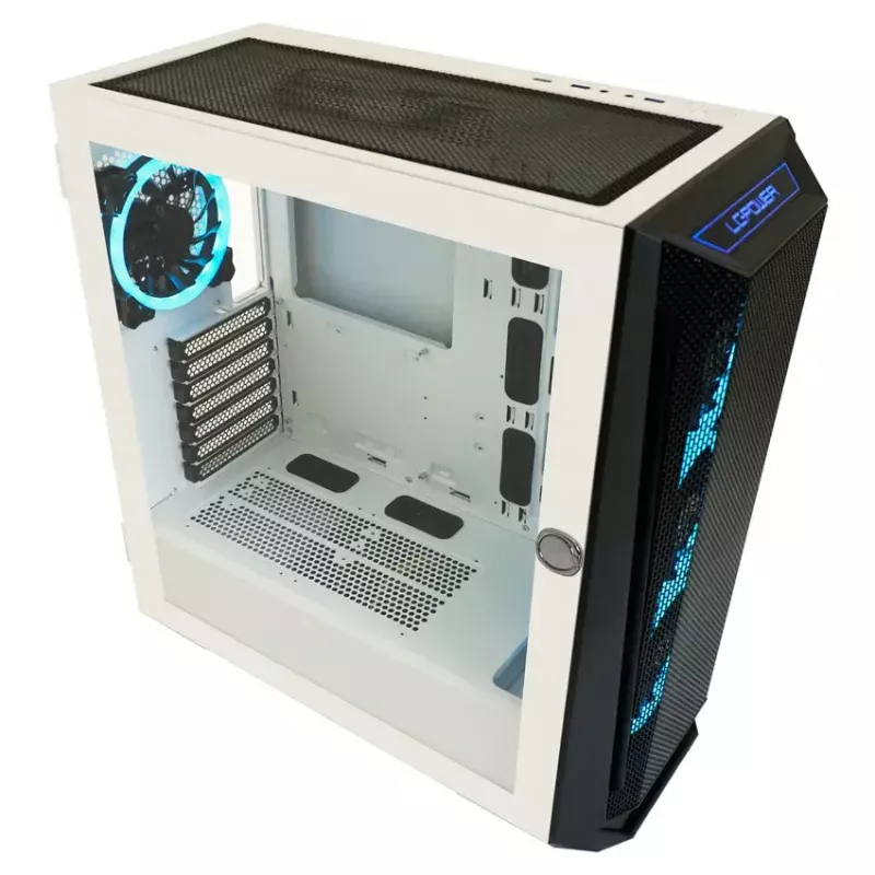 Korpusas LC-Power Holo-1_X Midi Tower baltas