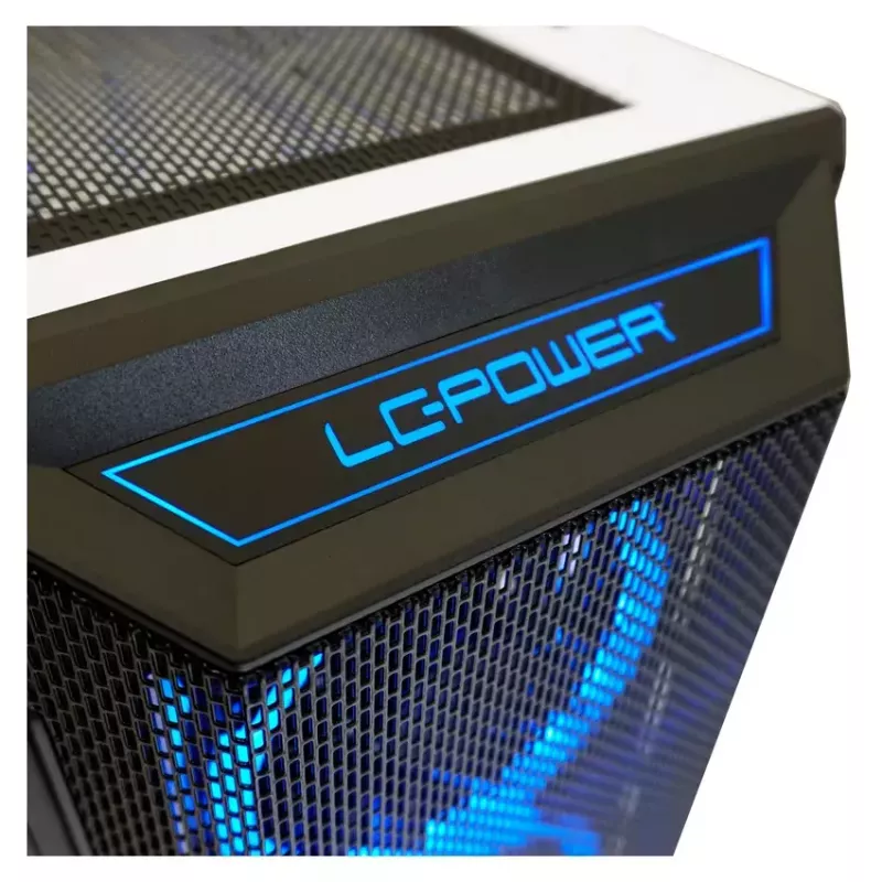 Korpusas LC-Power Holo-1_X Midi Tower baltas