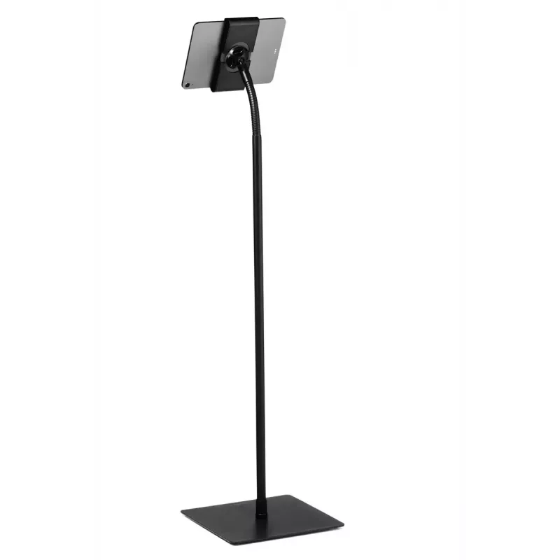 Stovas planšetei Durable 894501 juodas metalinis plastikinis 360° sukimas