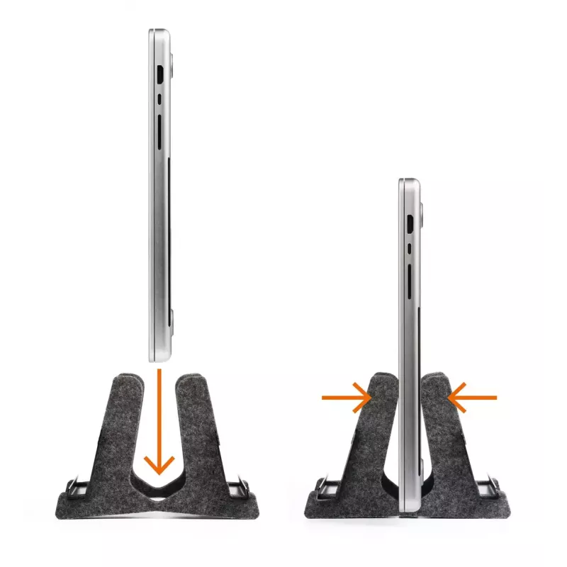 Stovas nešiojamam kompiuteriui Durable Effect 43,2 cm antracitas metalas plastikas