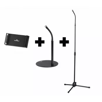 Aktyvus laikiklis Durable TWIST COMBI mobiliajam telefonui, išmaniajam telefonui, planšetei, juodas