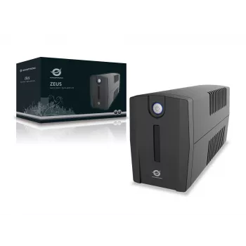 Conceptronic ZEUS 850VA 480W nepertraukiamo maitinimo šaltinis, Schuko lizdas, linijinis-interaktyvus, 0,85 kVA, 480 W