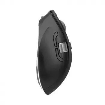 Belaidė pelė ALOGIC AMBT7KBK – dešinei rankai, RF + Bluetooth, 6400 DPI, 7 mygtukai, juoda
