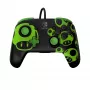 Žaidimų pultas PDP REMATCH Wired Controller 1-Up Glow in the Dark, skirtas Nintendo Switch, USB, 3 m laidas, D-pad, Home mygtukas, juoda/žalia