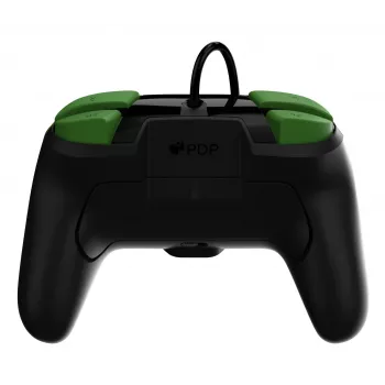Žaidimų pultas PDP REMATCH Wired Controller 1-Up Glow in the Dark, skirtas Nintendo Switch, USB, 3 m laidas, D-pad, Home mygtukas, juoda/žalia